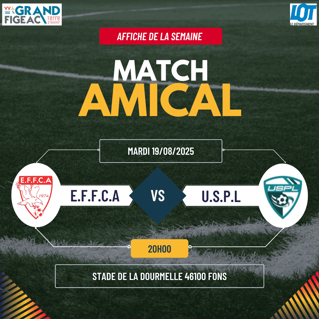 🔴AFFICHE DE LA SEMAINE⚪️