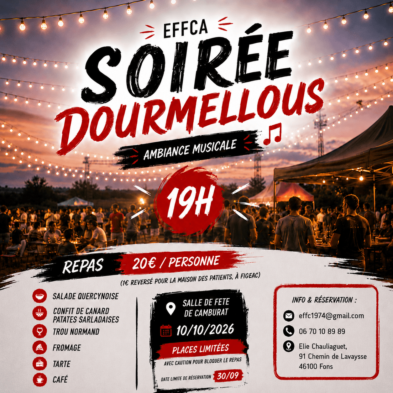LA SOIRÉE DES DOURMELLOUS
